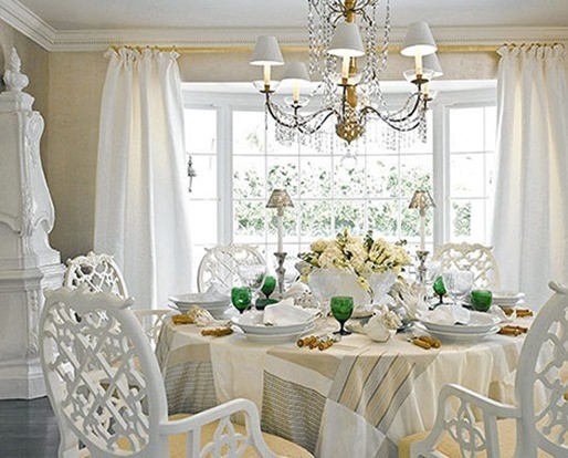 Decoración en blanco baños -dormitorio blanco-Comedor en color blanco